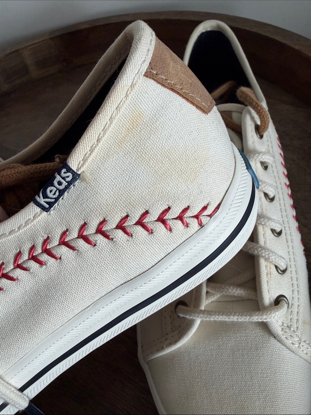 Keds Baseball Stitch Canvas Sneakers NWT -AS IS - Picture 9 of 9